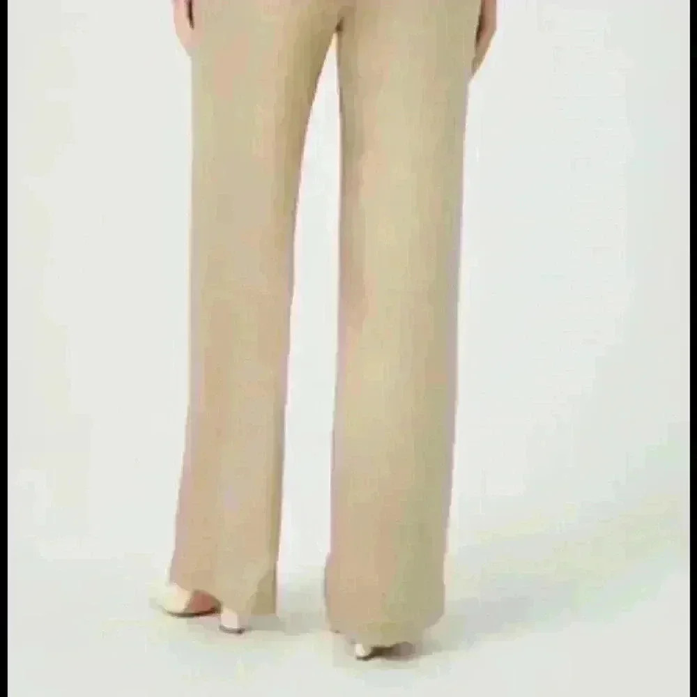 Forever 21 Satin Drawstring Wide-Leg Pants Large - Picture 2 of 7